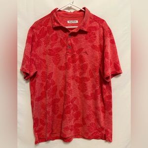 Tommy Bahama Crimson Leaf Polo